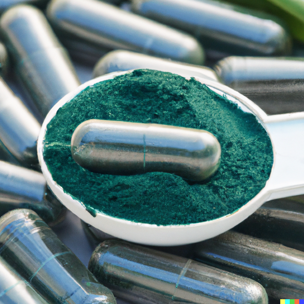 Spirulina (Organic) - 100 Capsules